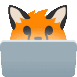 Blobfox Computer — cartoon emoji for Slack & Discord (Discord)