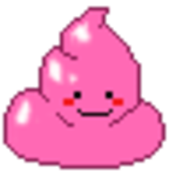 Pink Poop — cartoon emoji for Slack & Discord (Discord)