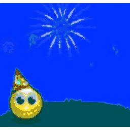 Happy Birthday 5 — cartoon emoji for Slack & Discord (Discord)