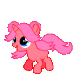 Unicorn Jump — cartoon emoji for Slack & Discord (Discord)