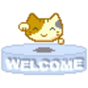 Neko Welcome — cartoon emoji for Slack & Discord