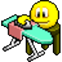 Ironing Clothes — yellow emoji for Slack & Discord (Discord)