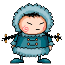 Eskimo Girl — character emoji for Slack & Discord (Discord)