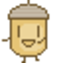 Acorn Happy — cartoon emoji for Slack & Discord