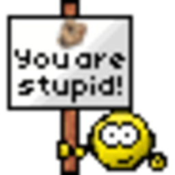 Youarestupid Sign — funny emoji for Slack & Discord (Discord)