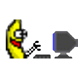 Banana Typing — cartoon emoji for Slack & Discord (Discord)