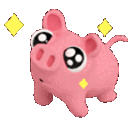 Pig Sparkle Eyes — cute emoji for Slack & Discord