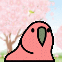 Hanami Parrot — cartoon emoji for Slack & Discord