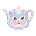 Teapot Cat — cartoon emoji for Slack & Discord