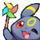 Umbreon Toy — cartoon emoji for Slack & Discord