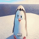 Penguin Hello — penguin emoji for Slack & Discord