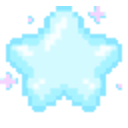 Blue Star 2 — blue emoji for Slack & Discord