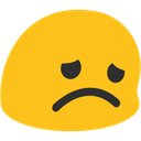 Blob Sad — yellow emoji for Slack & Discord