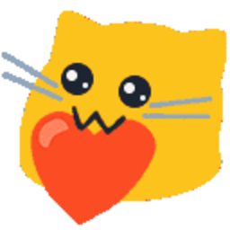 Meow Heart — cartoon emoji for Slack & Discord (Discord)