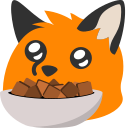 Blobfox Nomcroutons — cartoon emoji for Slack & Discord
