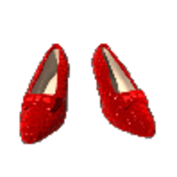 Ruby Slippers — red emoji for Slack & Discord (Discord)