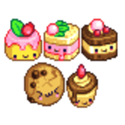 Desserts — pixel-art emoji for Slack & Discord (Discord)