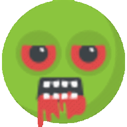 Zombie 4 — cartoon emoji for Slack & Discord (Discord)