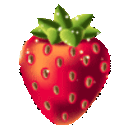 Strawberry Spin 2 — fruit emoji for Slack & Discord