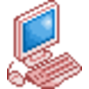 Pink Computer — technology emoji for Slack & Discord