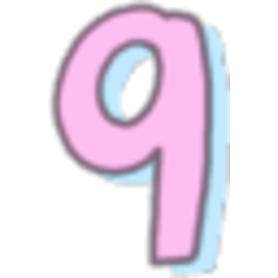 Pink Number Nine — number emoji for Slack & Discord (Discord)