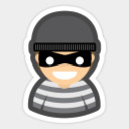 Robber — cartoon emoji for Slack & Discord (Discord)