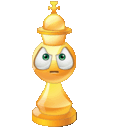 Chess King — cartoon emoji for Slack & Discord