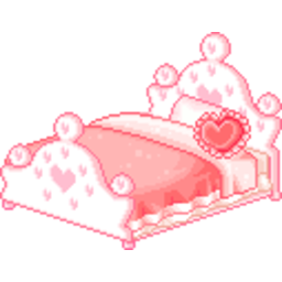 Pink Bed — cute emoji for Slack & Discord (Discord)