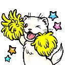 Ferret Cheer — animal emoji for Slack & Discord