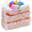 Cake Slice 2 — cake emoji for Slack & Discord