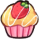 Strawberry Muffin — food emoji for Slack & Discord