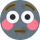 Moon Flushed — emoji emoji for Slack & Discord
