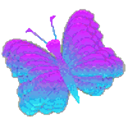 Butterfly Rainbow 2 — colorful emoji for Slack & Discord (Discord)