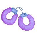 Purplefuzzy Cuffs — cartoon emoji for Slack & Discord
