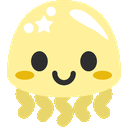 Jellyfish Happy — cartoon emoji for Slack & Discord