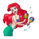 Littlemermaid Ariel — cartoon emoji for Slack & Discord