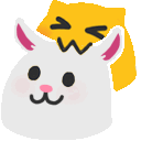 Meow Nomblobbunny — cartoon emoji for Slack & Discord