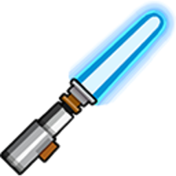 Bluelightsaber — blue emoji for Slack & Discord (Discord)