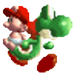 Yoshi Babymario — mario emoji for Slack & Discord (Discord)