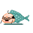 Fish Kao — cartoon emoji for Slack & Discord