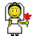 Bride — cartoon emoji for Slack & Discord