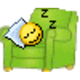 Chair Sleeping — cartoon emoji for Slack & Discord (Discord)