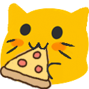 Meow Pizza — cartoon emoji for Slack & Discord