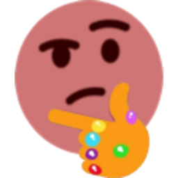 Thanos Think — cartoon emoji for Slack & Discord (Discord)