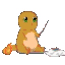 Charmander Campfire — pokemon emoji for Slack & Discord
