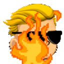 Wallstreetbets On Fire — cartoon emoji for Slack & Discord