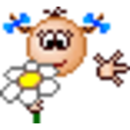 Pick Flower — cartoon emoji for Slack & Discord (Discord)