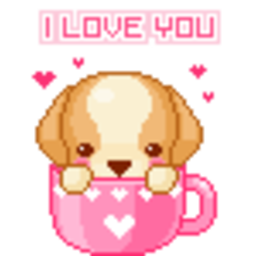 Puppymug Love — cartoon emoji for Slack & Discord (Discord)