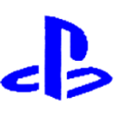Blue Playstation — logo emoji for Slack & Discord