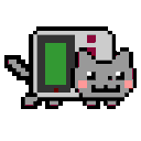Nyancat Gameboy — pixel-art emoji for Slack & Discord